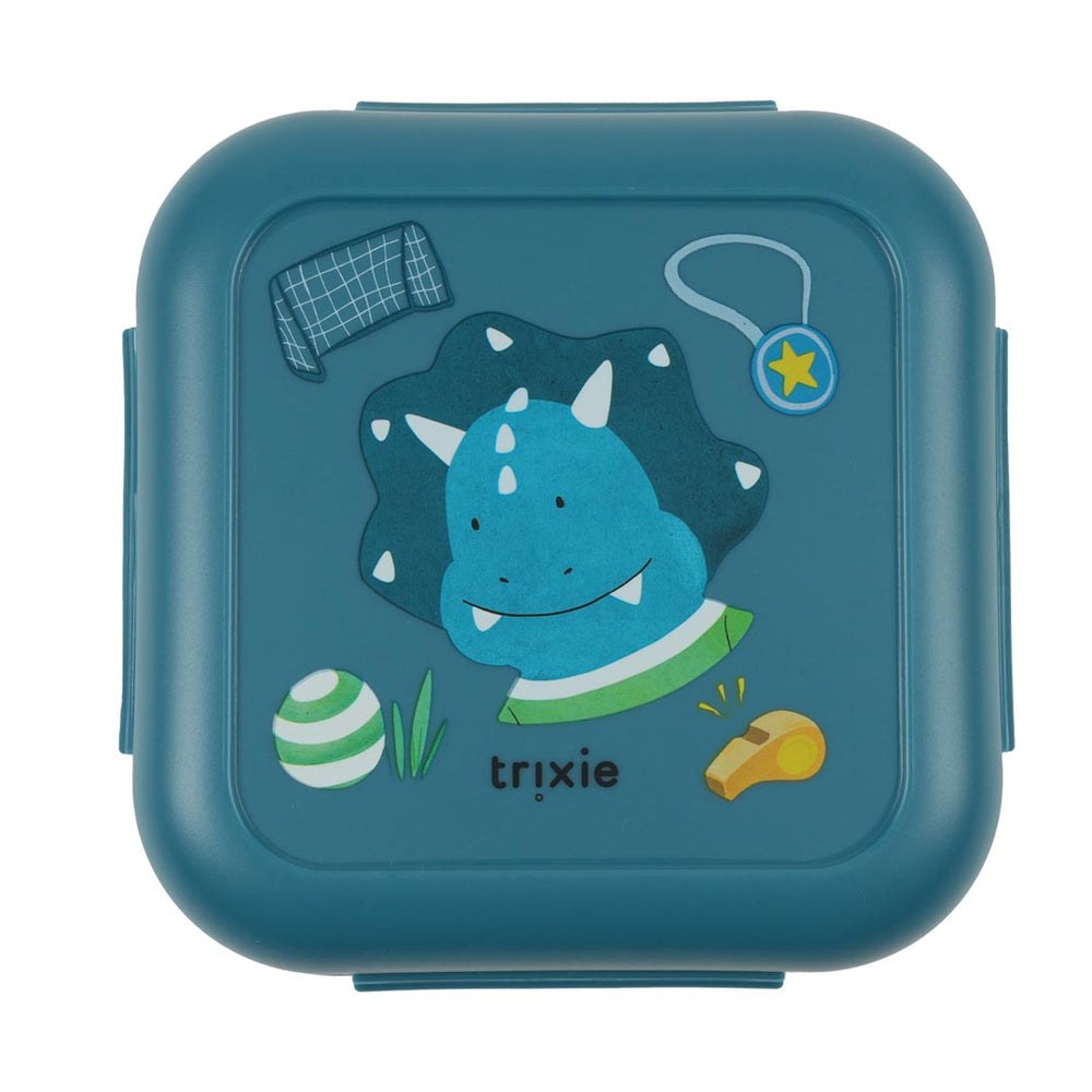 Lancheira Pequena com Clip - Ballplayer Mr. Triceratops da Trixie - imagem principal