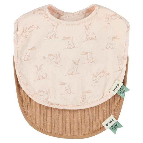 Babete de Recém-Nascido Pack de 2 - Pequeno - Rosy Rabbit da Trixie - vista 4