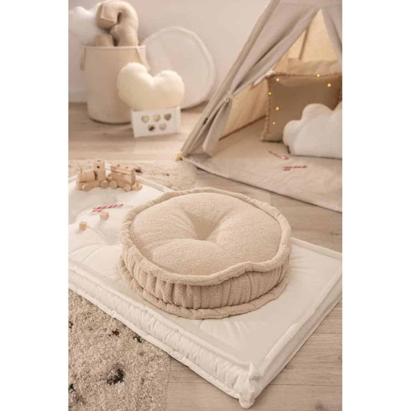 Puff francês, 50x13cm (Boulce) - bege claro - Yellow Tipi - vista 9