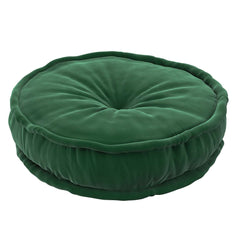 Puff francês, 50x13cm (Posh Velvet) - verde floresta - Yellow Tipi