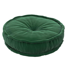 Puff francês, 50x13cm (Posh Velvet) - verde floresta - Yellow Tipi