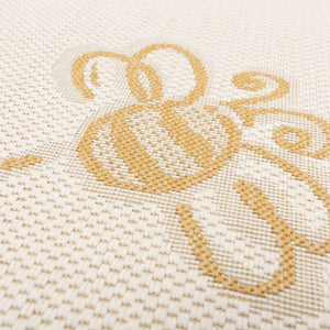 Tapete Coelho e Abelha 160x230cm, 160 x 230 cm - multicolorido - Yellow Tipi - vista 2