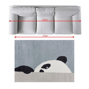 Tapete Shy Panda 120x170cm - Yellow Tipi - vista 2