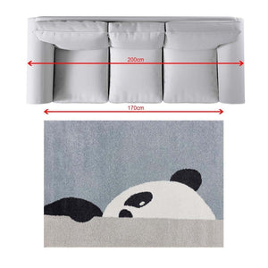 Tapete Shy Panda 120x170cm - Yellow Tipi - vista 2