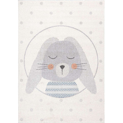 Tapete Lebre Cinzenta 160x230 cm, 160x230cm - branco - Yellow Tipi