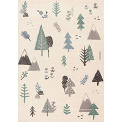 Tapete Floresta Mágica 160x230cm, 160 x 230 cm - multicolorido - Yellow Tipi
