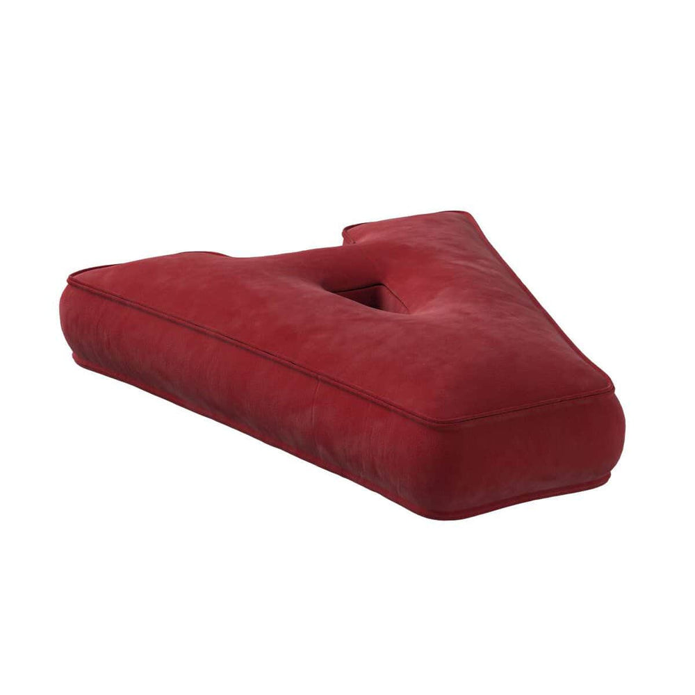 Almofada de letra A, 30x40cm (Posh Velvet) - vermelho cereja - Yellow Tipi