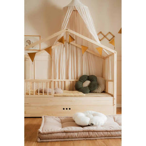 Colchão Francês 120x60x10 cm (Boulce) - bege claro - Yellow Tipi - vista 15