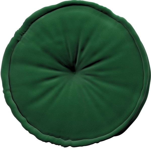 Puff francês, 50x13cm (Posh Velvet) - verde floresta - Yellow Tipi - vista 3