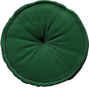 Puff francês, 50x13cm (Posh Velvet) - verde floresta - Yellow Tipi - vista 3