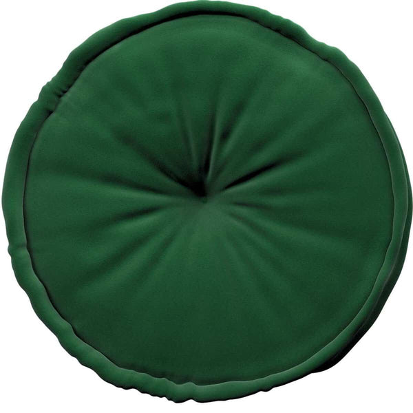 Puff francês, 50x13cm (Posh Velvet) - verde floresta - Yellow Tipi - vista 3