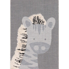 Tapete Zebra 160x230cm, 160x230cm - cinzento - Yellow Tipi