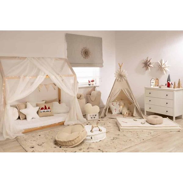 Puff francês, 50x13cm (Boulce) - bege claro - Yellow Tipi - vista 6