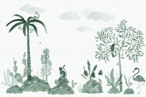 Mural Wilton – Jade – amostra do padrão