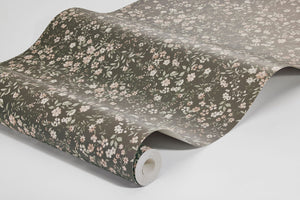 Florence - Castanho – detalhe do papel de parede | Boråstapeter