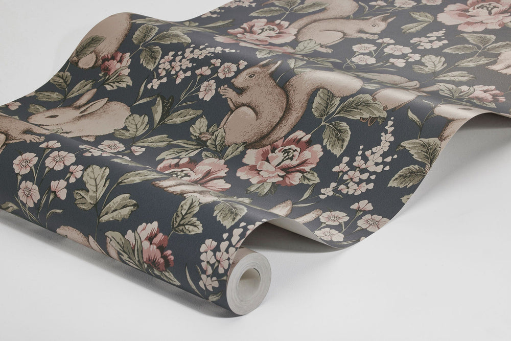 Floresta Mágica Azul Boråstapeter para quarto infantil - KidsR