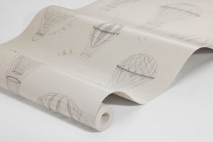 No Céu - Bege – detalhe do papel de parede | Boråstapeter