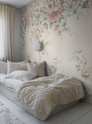 Mural Jardim de Flores - Multicolor – ambiente | Boråstapeter