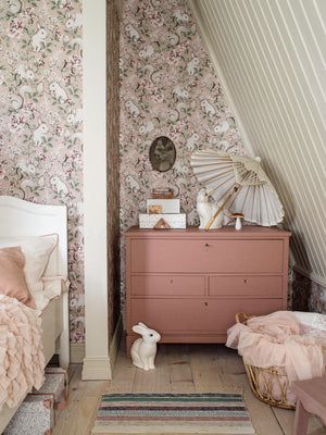 Floresta Mágica Rosa Boråstapeter para quarto infantil - KidsR