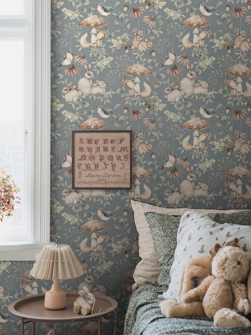 Minou Azul Boråstapeter para quarto infantil - KidsR
