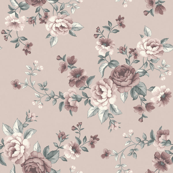 Nomi - Rosa – detalhe do padrão | Boråstapeter