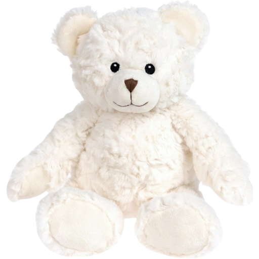 Peluche Urso Branco 35 cm – Bebe W – imagem 1