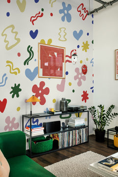 Mural infantil Gustaf Westman Branco Boråstapeter - KidsR