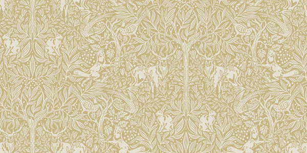 Sob o Sabugueiro Grand - Amarelo – padrão completo | Boråstapeter