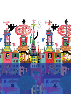 Mural infantil Stig Lindberg Sålunda Multicolor Boråstapeter - KidsR