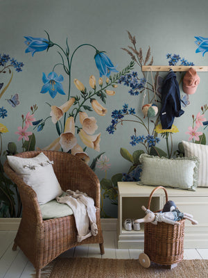 Bluebell Magic - Azul – ambiente | Boråstapeter