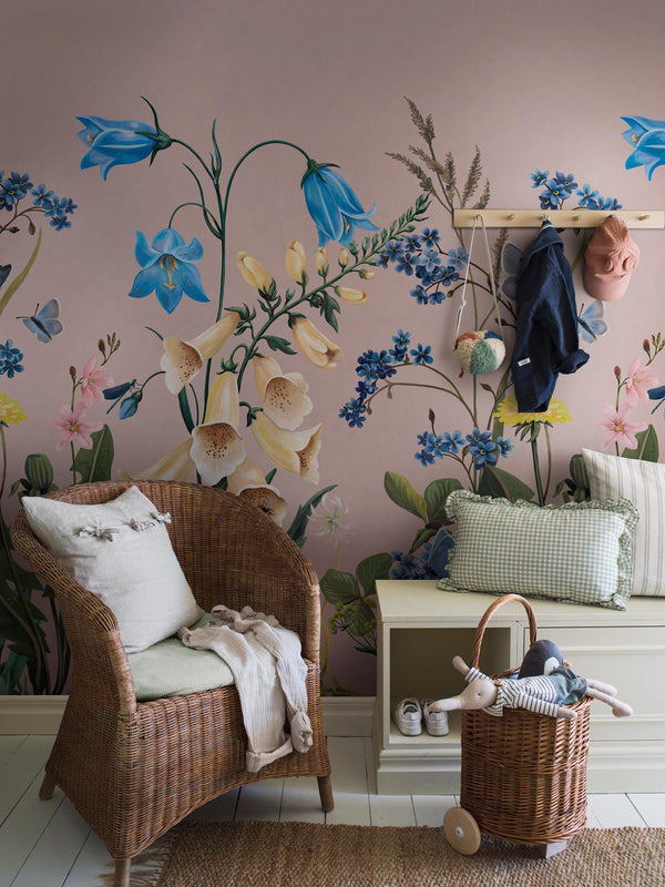 Bluebell Magic - Rosa – ambiente | Boråstapeter