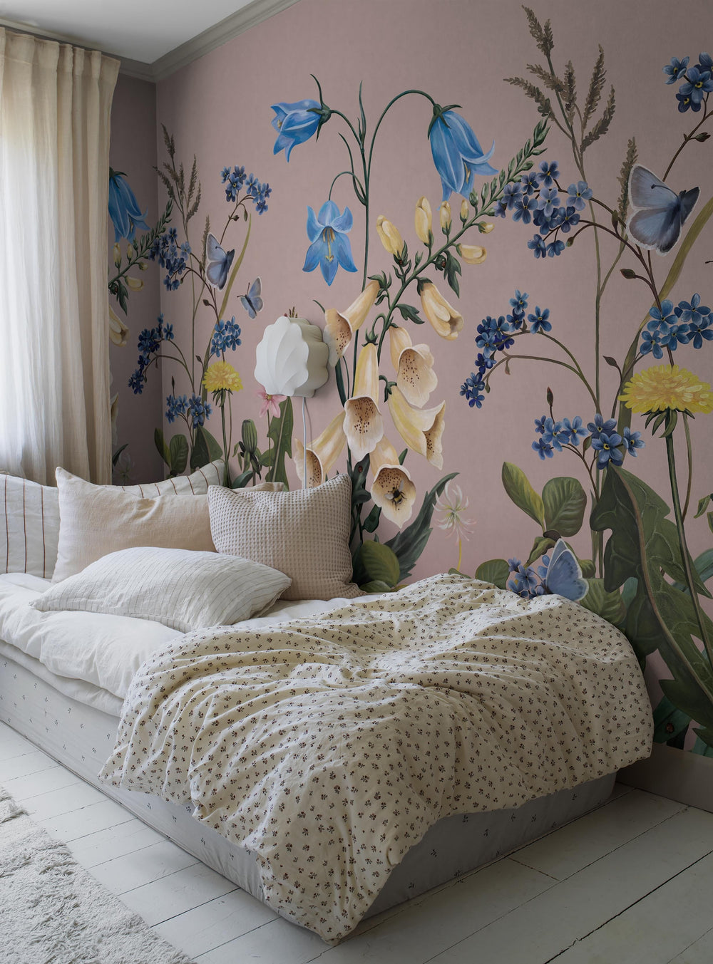 Mural infantil Bluebell Magic Rosa Boråstapeter - KidsR