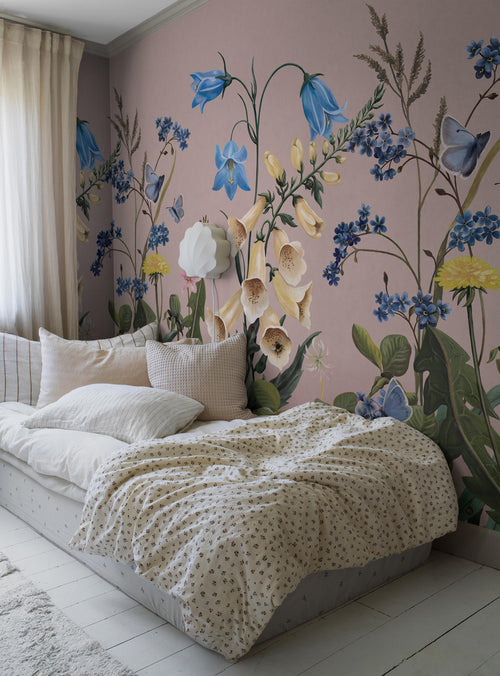 Mural infantil Bluebell Magic Rosa Boråstapeter - KidsR