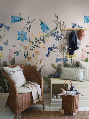 Bluebell Magic - Branco – ambiente | Boråstapeter