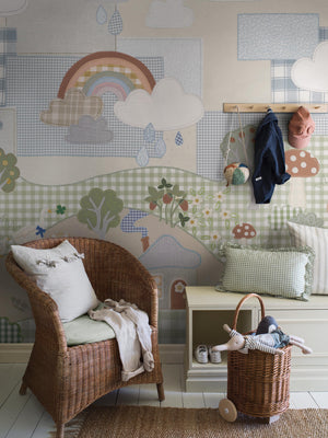 Patchwork Cottage - Multicolor – ambiente | Boråstapeter