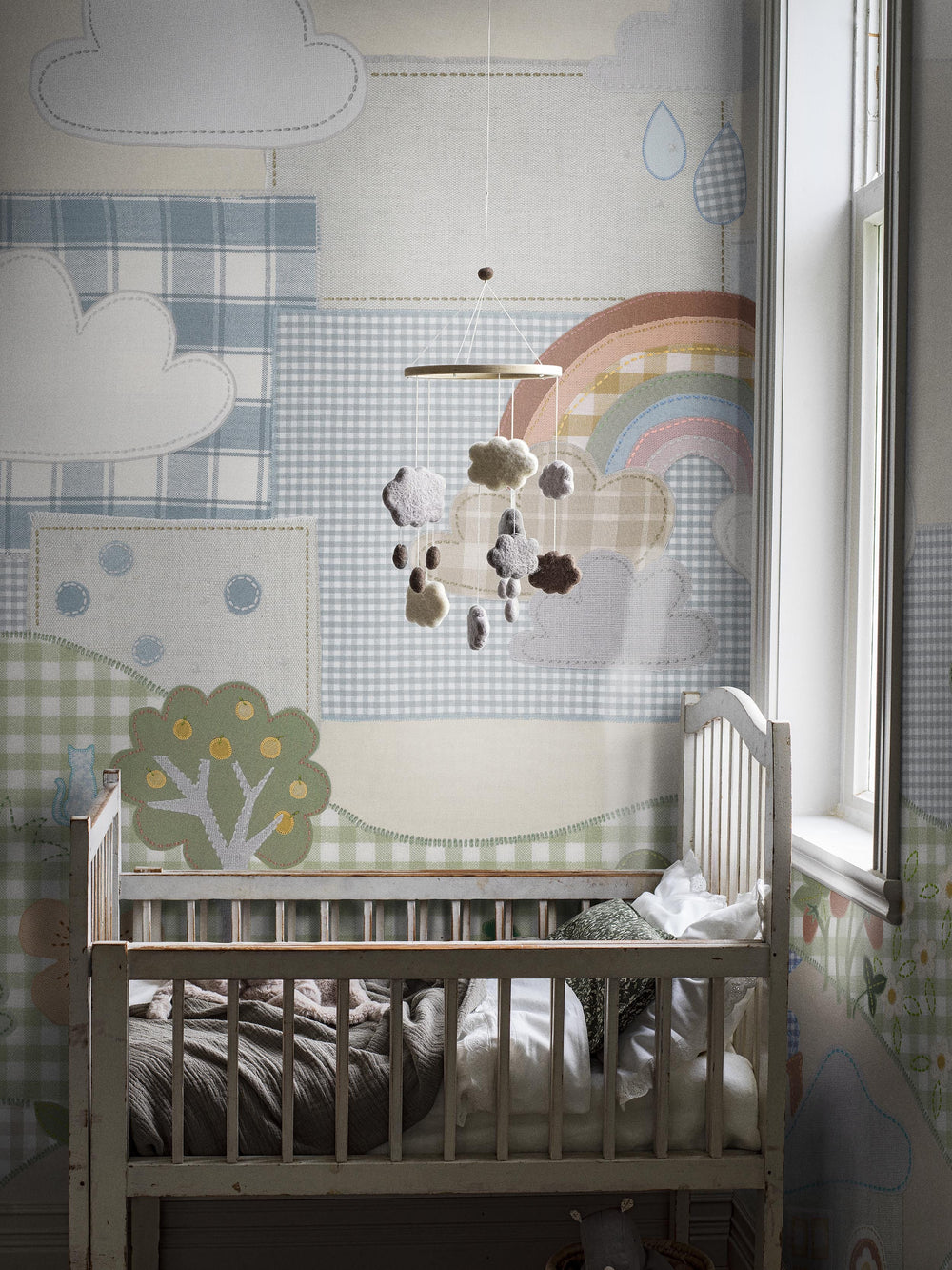 Mural infantil Patchwork Cottage Multicolor Boråstapeter - KidsR