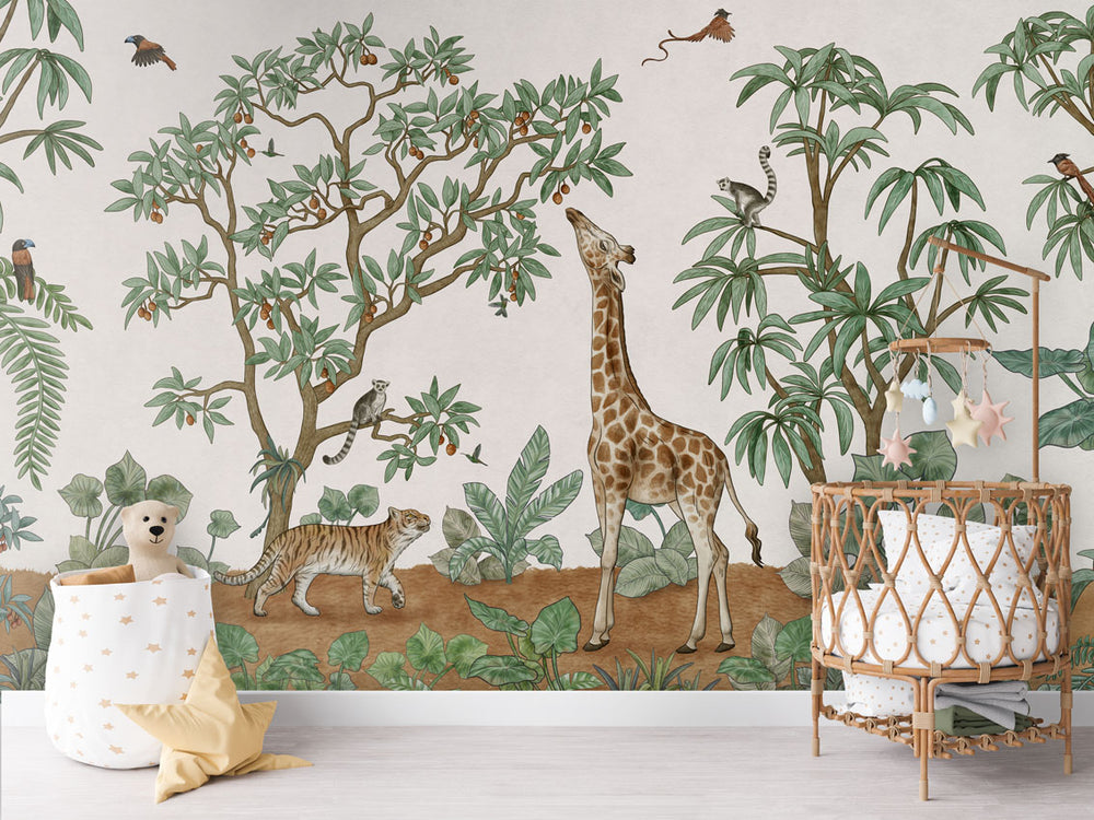 Mural Animals in the Jungle | Kikki Belle – Kikki Belle