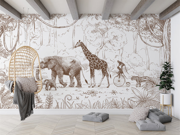 Mural Animal Parade | Kikki Belle – Kikki Belle – imagem 3