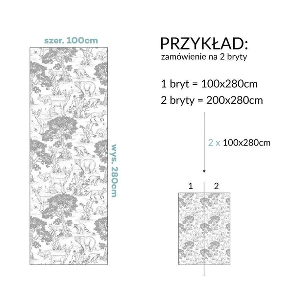 Papel de Parede Animais - Branco – Dekornik – imagem 7