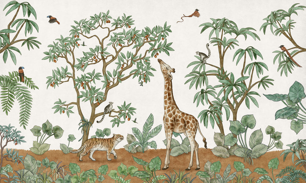 Mural Animals in the Jungle | Kikki Belle – Kikki Belle