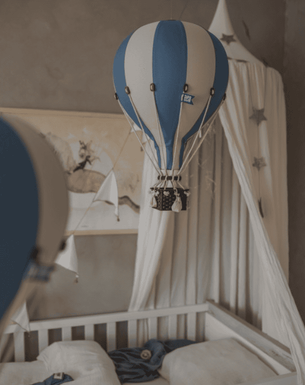 Balão Decorativo Azul Indigo/Cru-S – Super Balloon – imagem 2