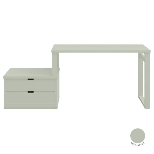 Secretária com Bloco de Gavetas Baixo – Muba Design