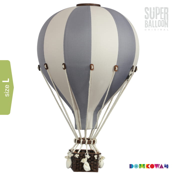 Balão Decorativo Cinzento Escuro/Bege-L Super Balloon - decoração infantil