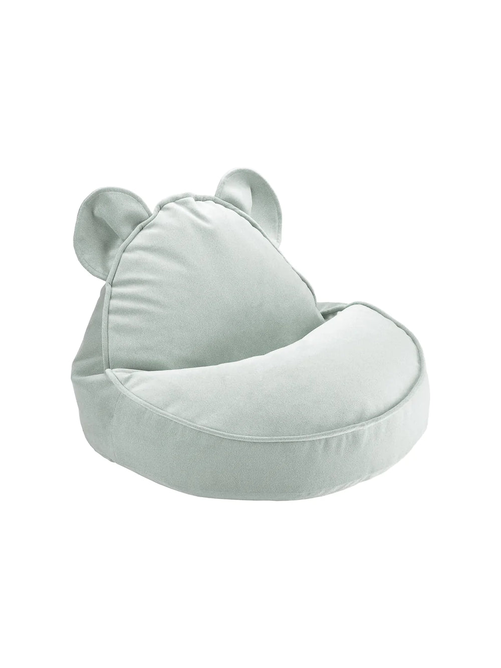 Pouf Urso Veludo Dusty Beige - Wigiwama - KidsR