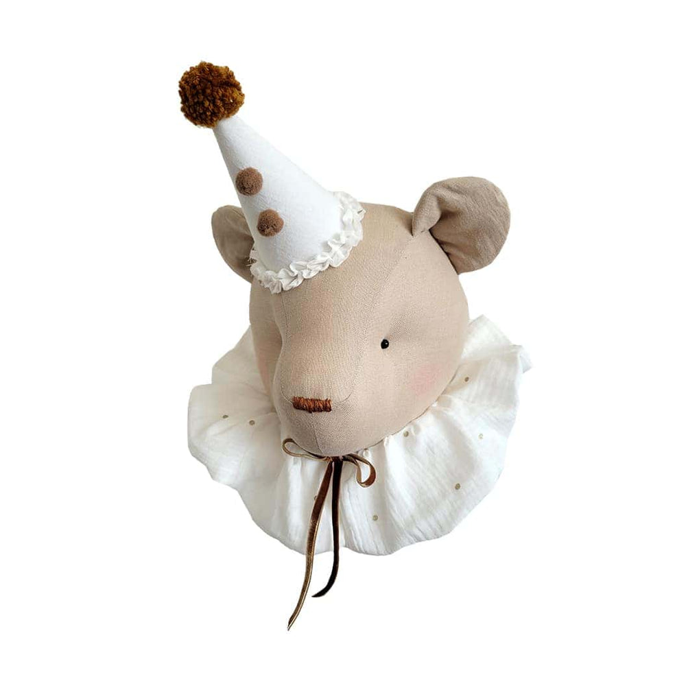 Urso Bege com Gola Creme – Love Me Decoration