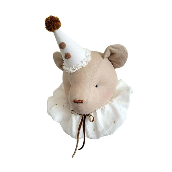 Urso Bege com Gola Creme – Love Me Decoration