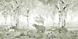 Mural Bear King | Kikki Belle – Green