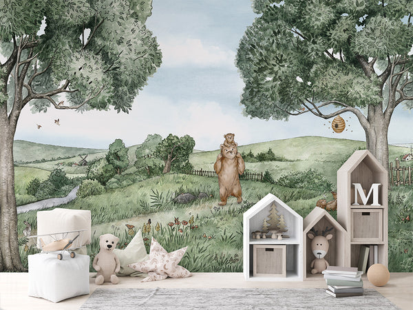Mural Bears and Bees | Kikki Belle – Kikki Belle – imagem 2