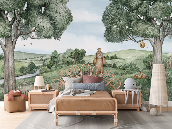 Mural Bears and Bees | Kikki Belle – Kikki Belle – imagem 3
