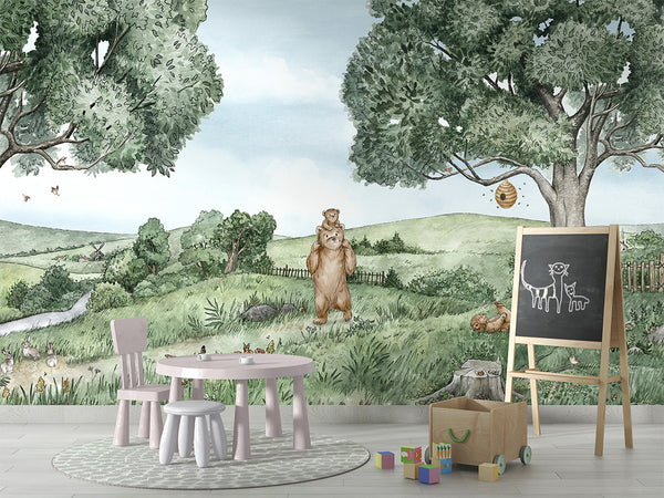 Mural Bears and Bees | Kikki Belle – Kikki Belle – imagem 4